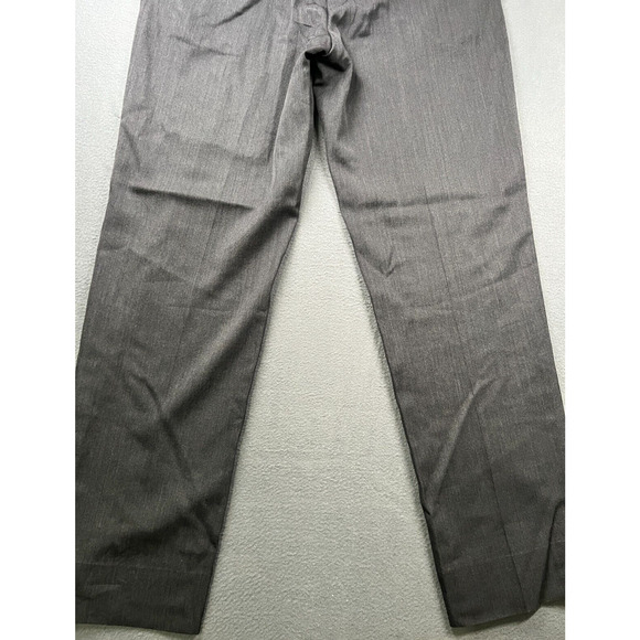 Brooks Brothers Pants Men 34x32 Black 100% Wool Madison‎ Dress Trousers - Picture 9 of 13